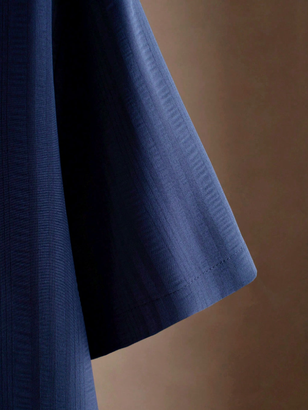 Conjunto Masculino Crinkle | Camisa Navy + Calça Branca | Old Money