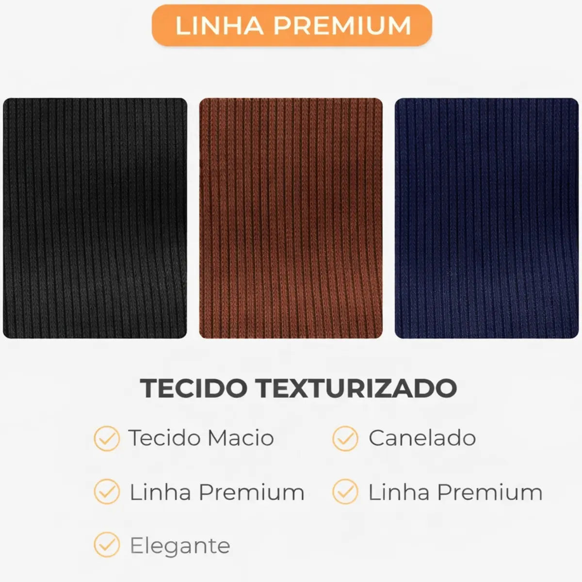 Kit 3 Polos Old Money | Canelada Premium | Gola Italiana