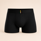 Detalhe do forro 100% algodão da cueca boxer masculina