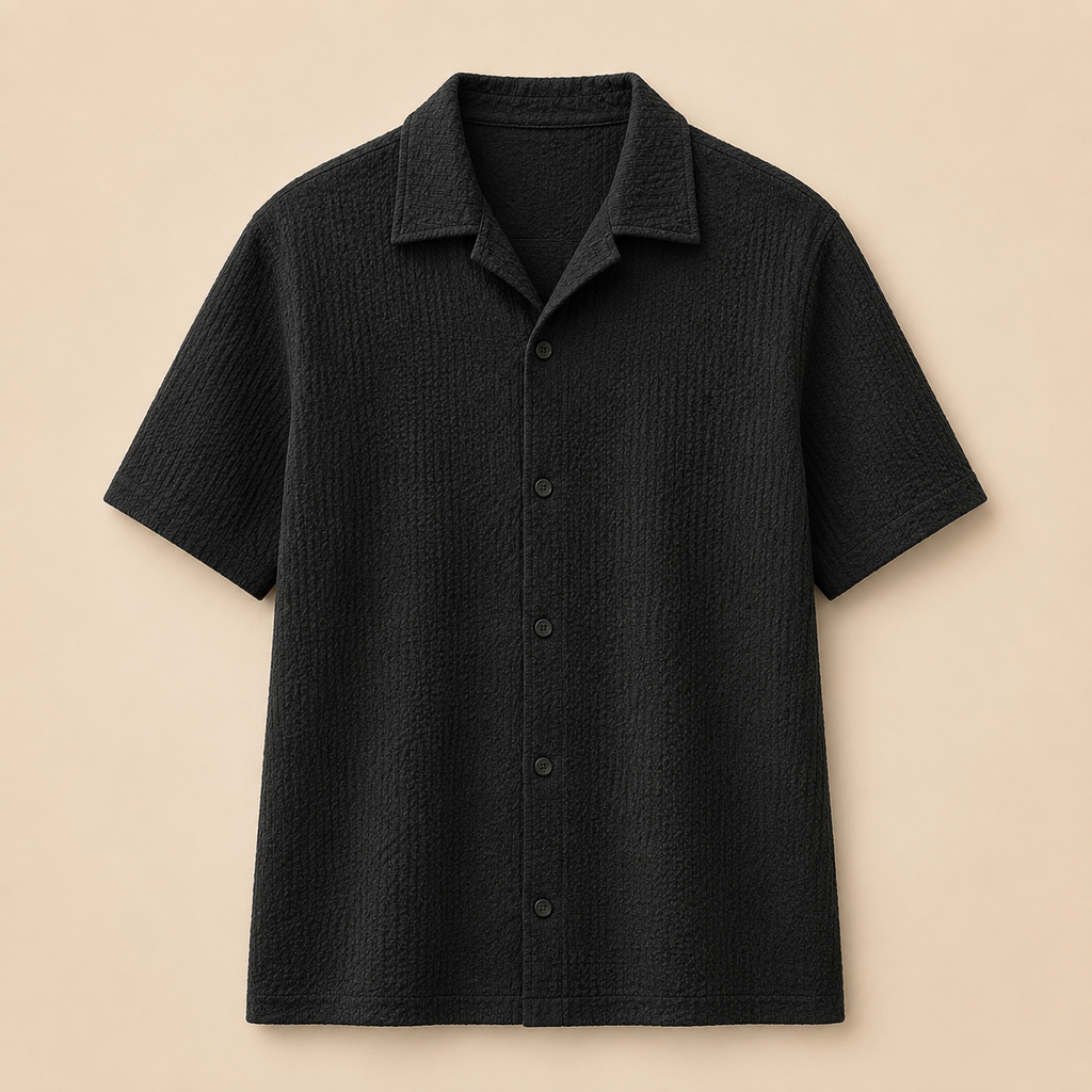 Camisa Texturizada Old Money | Casual Premium Masculina