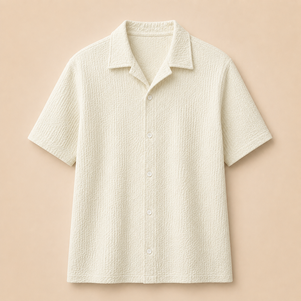 Camisa Texturizada Old Money | Casual Premium Masculina