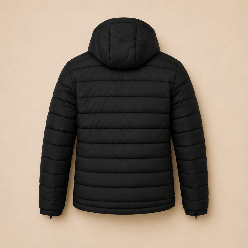 Jaqueta Puffer Impermeável | Capuz Removível | Masculina