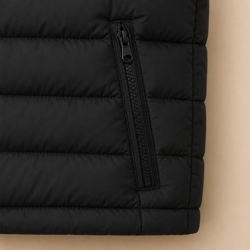 Jaqueta Puffer Impermeável | Capuz Removível | Masculina