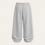 Calça Cargo Baggy Masculina | Moletom Corte Largo com Cordão