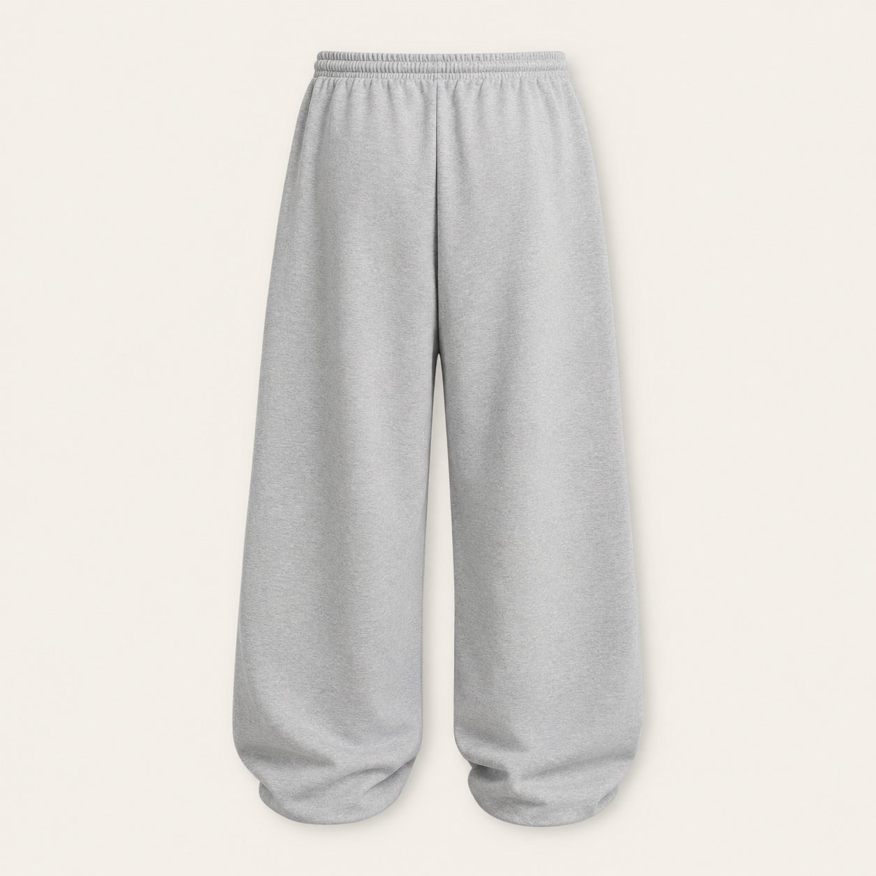 Calça Cargo Baggy Masculina | Moletom Corte Largo com Cordão