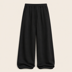 Calça Cargo Baggy Masculina | Moletom Corte Largo com Cordão