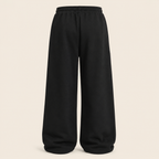 Calça Cargo Baggy Masculina | Moletom Corte Largo com Cordão