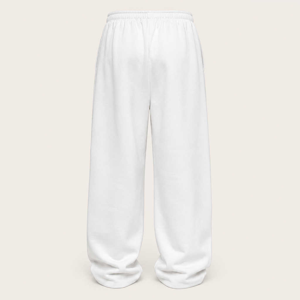 Calça Cargo Baggy Masculina | Moletom Corte Largo com Cordão
