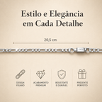 Kit Relógio Masculino Quartzo | Corrente + Pulseira + Caixa