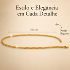 Kit Relógio Masculino Quartzo | Corrente + Pulseira + Caixa