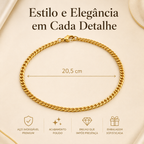 Kit Relógio Masculino Quartzo | Corrente + Pulseira + Caixa