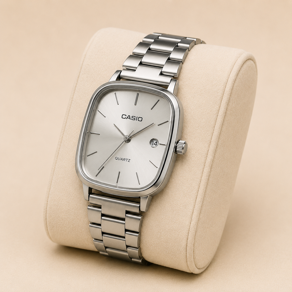 Relógio Masculino Quartzo Aço Inoxidável | Quartz e Casio