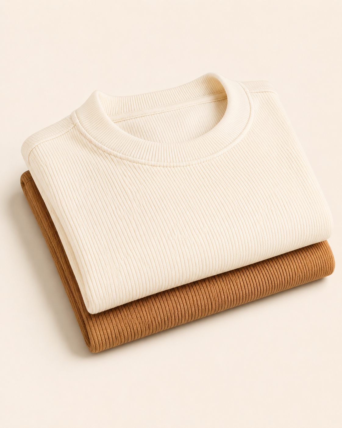 Kit 2 Camisetas Canelada Texturizada | Premium Masculina