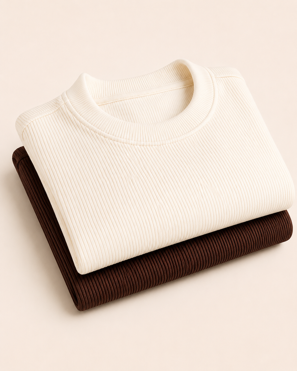 Kit 2 Camisetas Canelada Texturizada | Premium Masculina