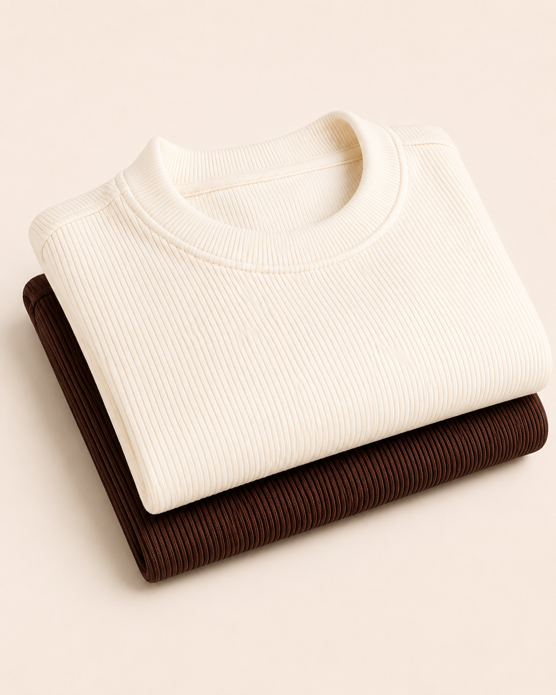 Kit 2 Camisetas Canelada Texturizada | Premium Masculina