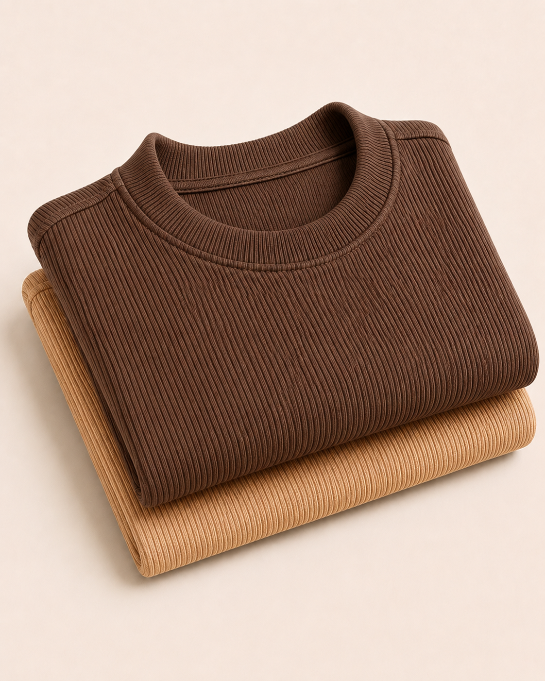 Kit 2 Camisetas Canelada Texturizada | Premium Masculina