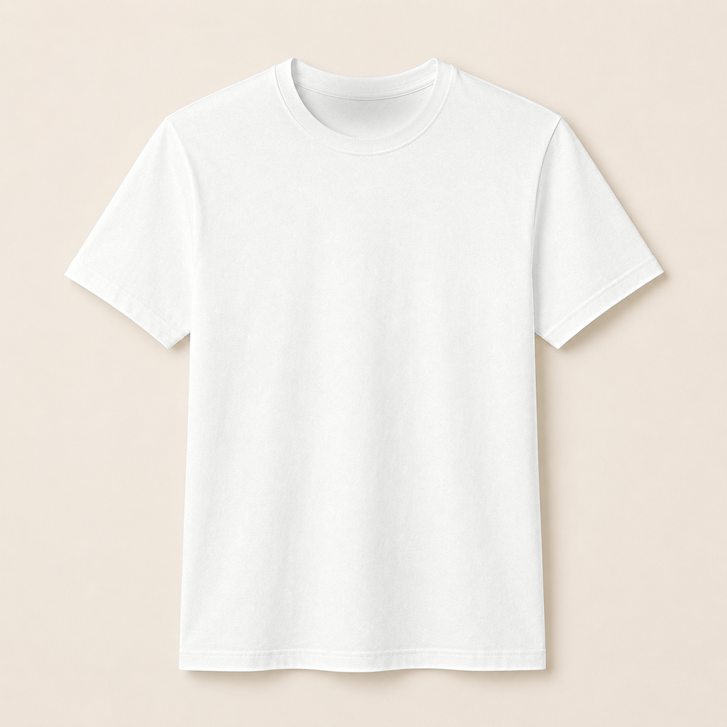 Camiseta Masculina Algodão Peruano Pima Premium | Com Elastano