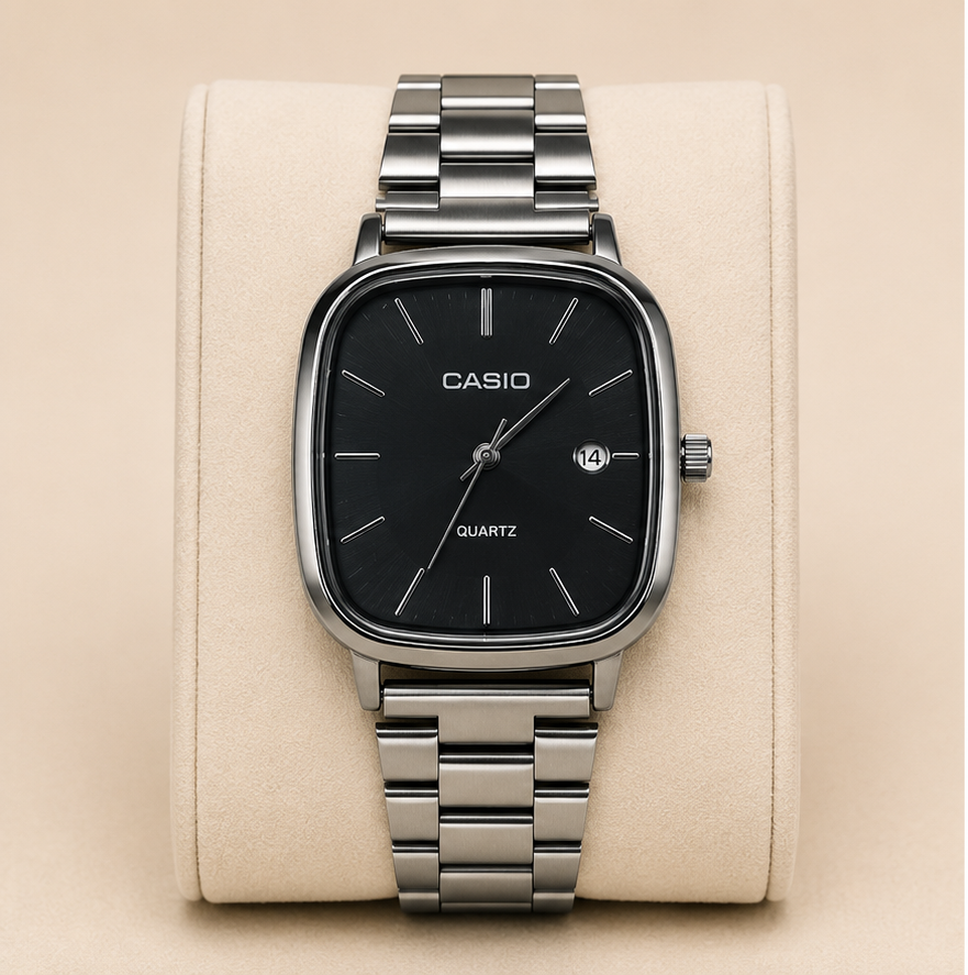 Relógio Masculino Quartzo Aço Inoxidável | Quartz e Casio